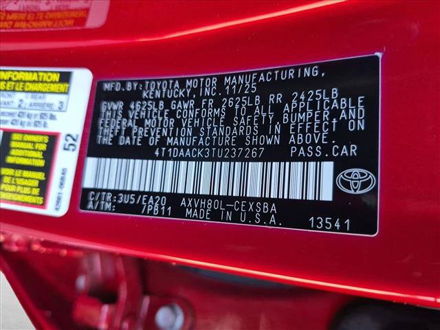 Used 2026 Toyota Camry SE FWD image 17