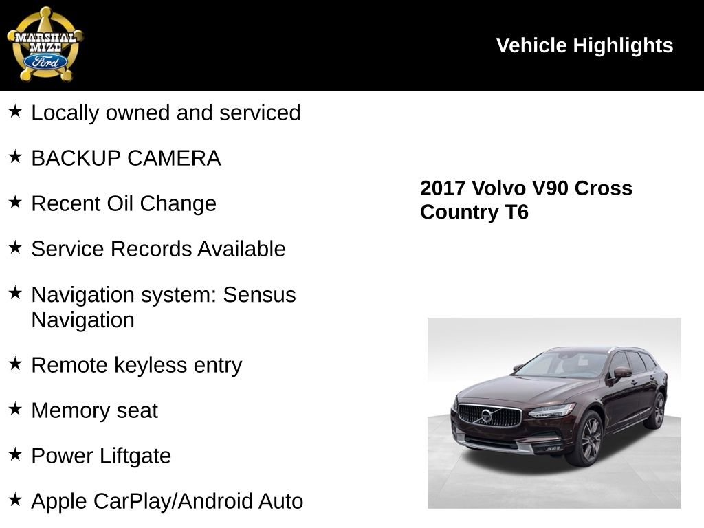 Used 2017 Volvo V90 T6 Cross Country AWD/4WD image 2