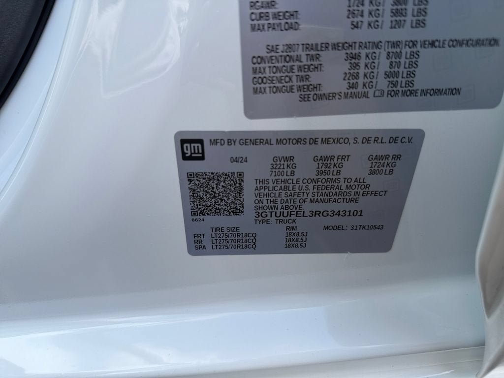 Used 2024 GMC Sierra 1500 AT4X AWD/4WD image 36