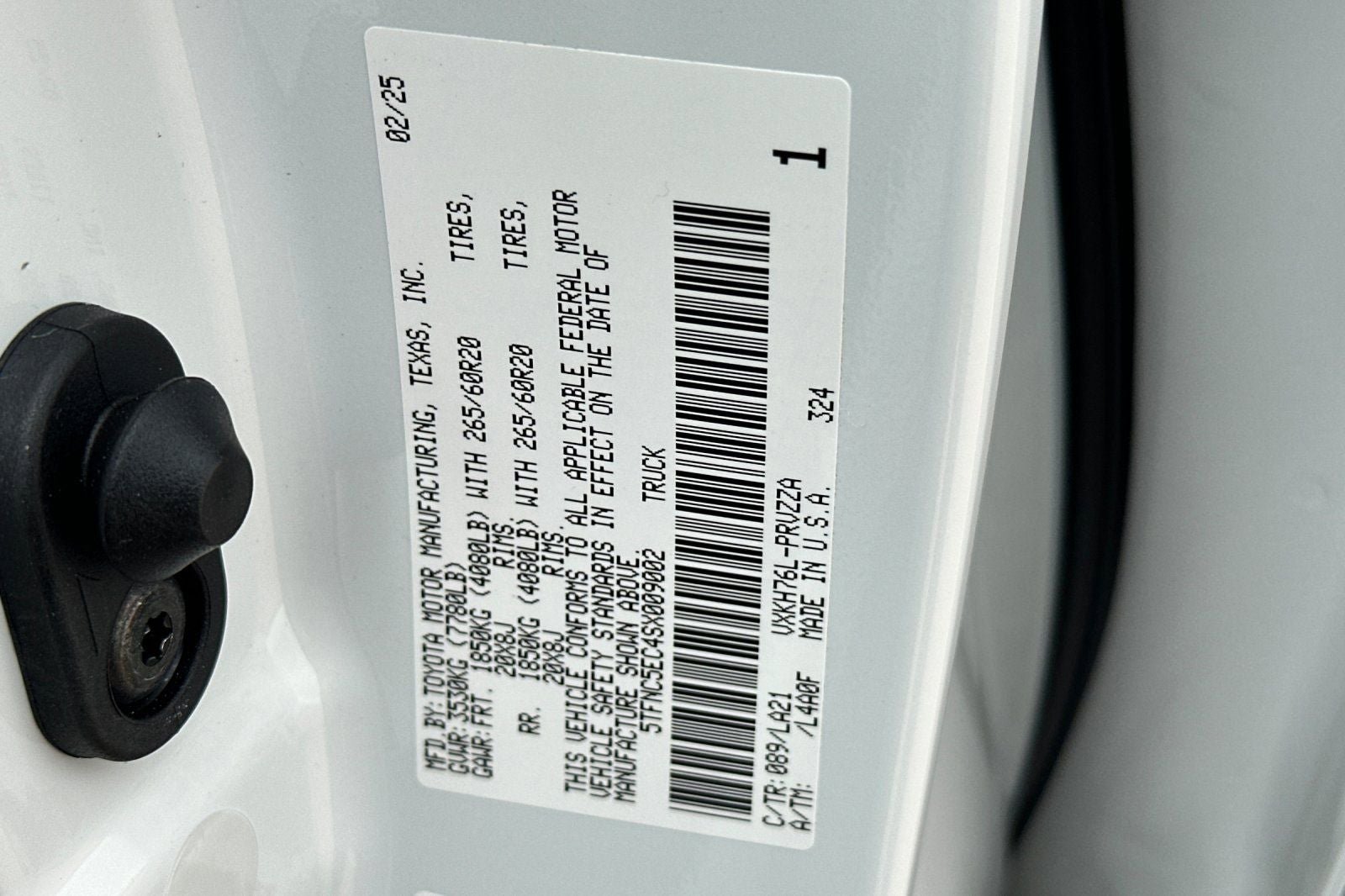 New 2025 Toyota Tundra Platinum image 34