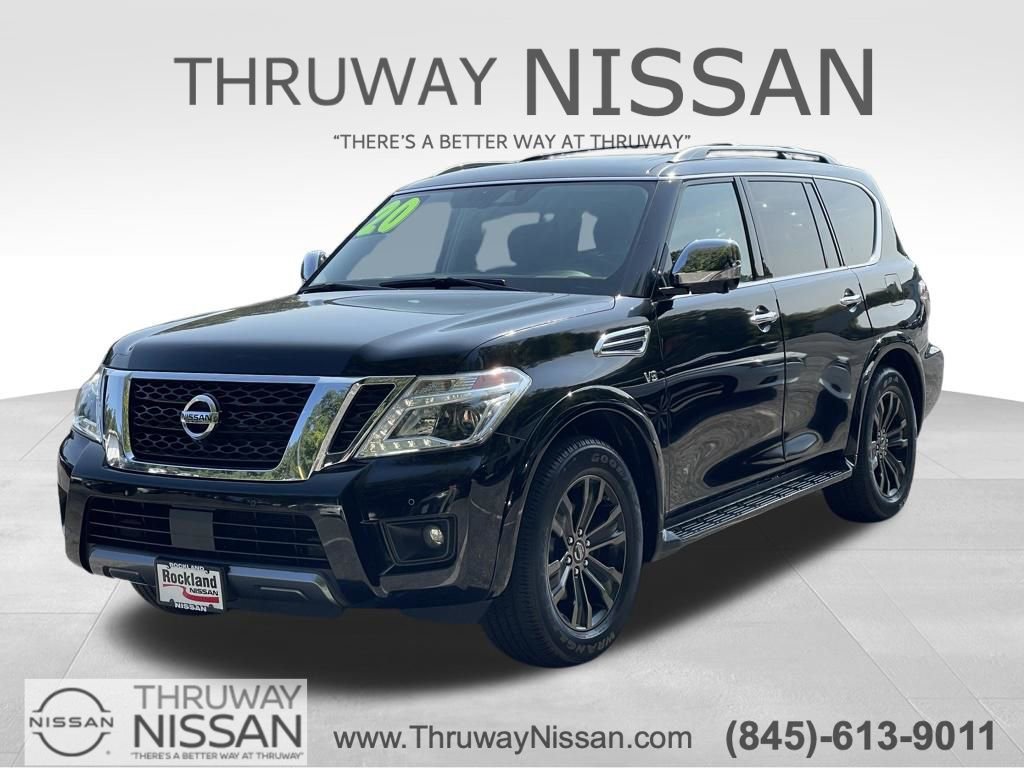 Used 2020 Nissan Armada Platinum w/ Captain's Chairs Package video 1