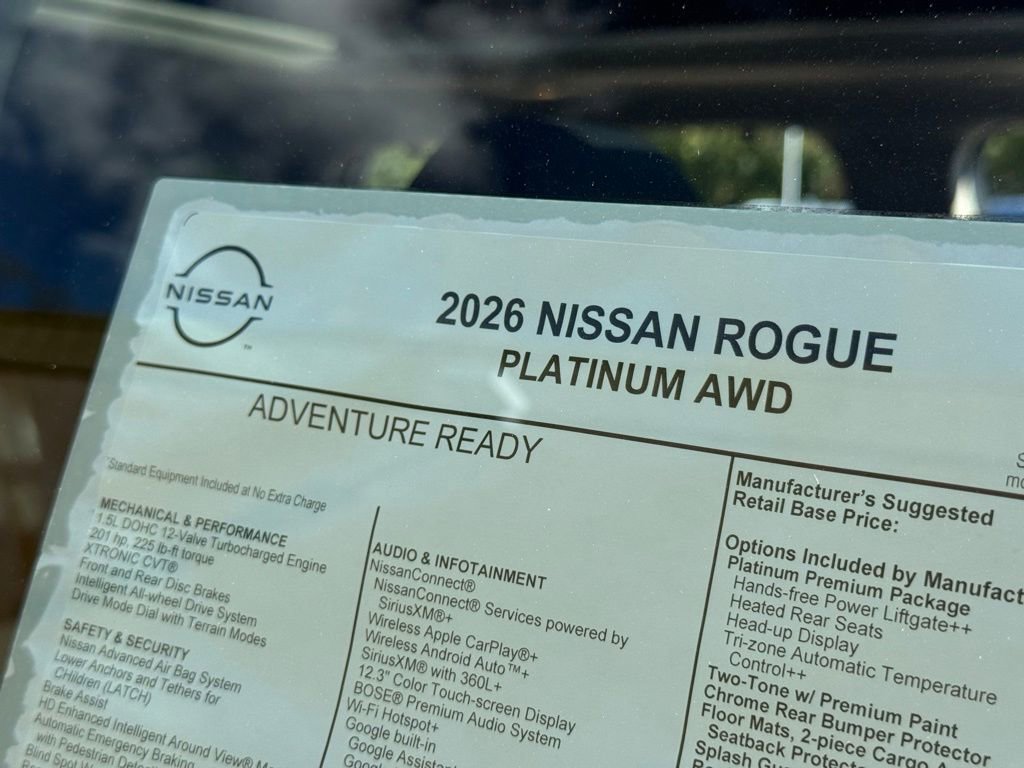 New 2026 Nissan Rogue Platinum w/ Platinum Premium Package image 21