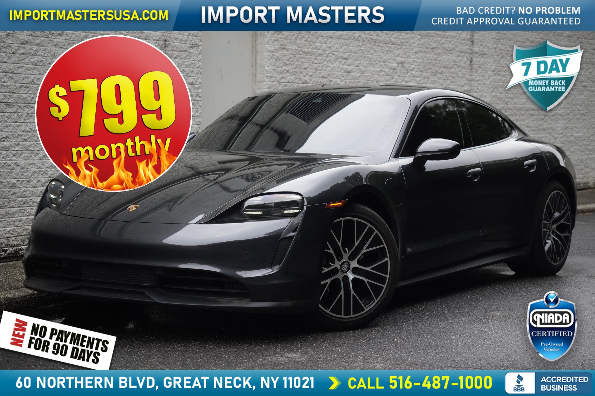 Used 2021 Porsche Taycan RWD image 1