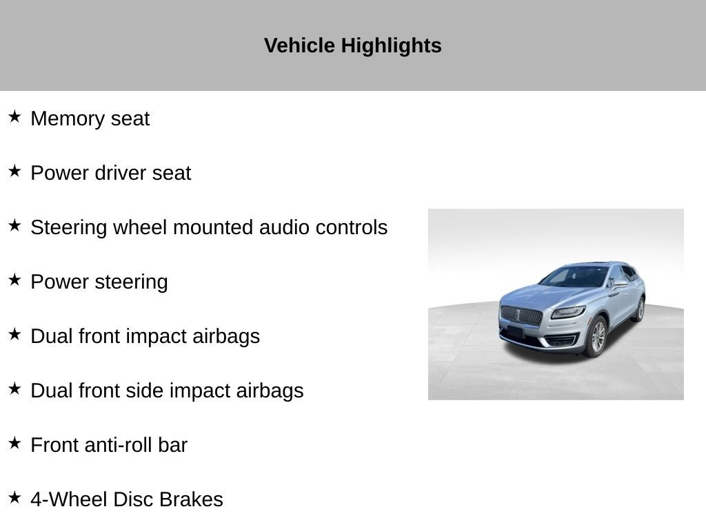 Used 2019 Lincoln Nautilus Select AWD/4WD image 15