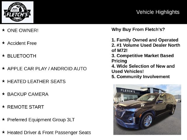 Used 2023 Chevrolet Traverse LT AWD/4WD image 2