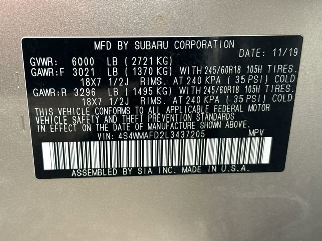 Used 2020 Subaru Ascent Premium w/ Convenience Package image 25