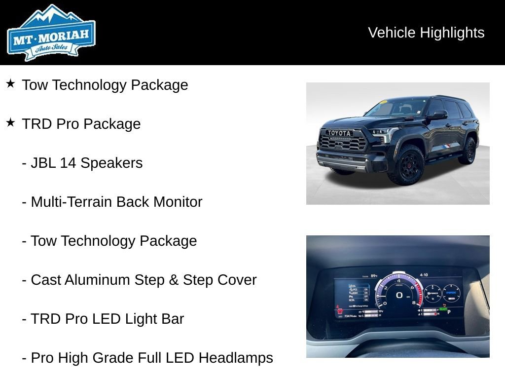 Used 2023 Toyota Sequoia TRD Pro AWD/4WD image 4