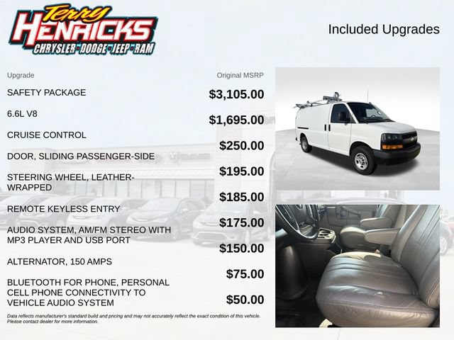 Used 2022 Chevrolet Express 2500 w/ Safety Package RWD image 8