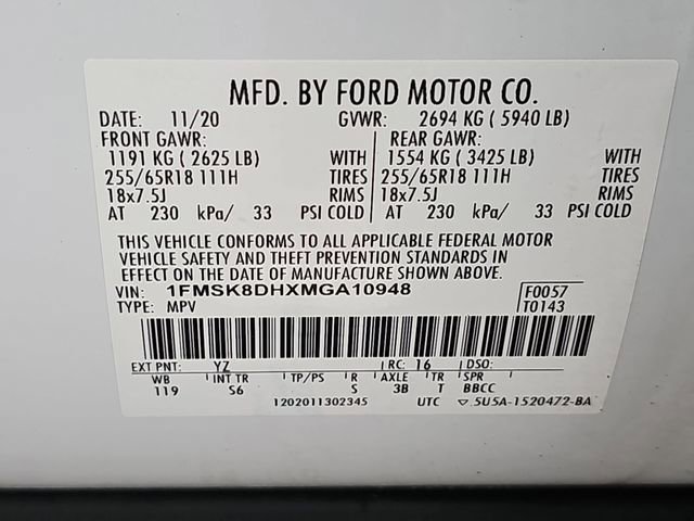 Used 2021 Ford Explorer XLT w/ Equipment Group 202A image 39