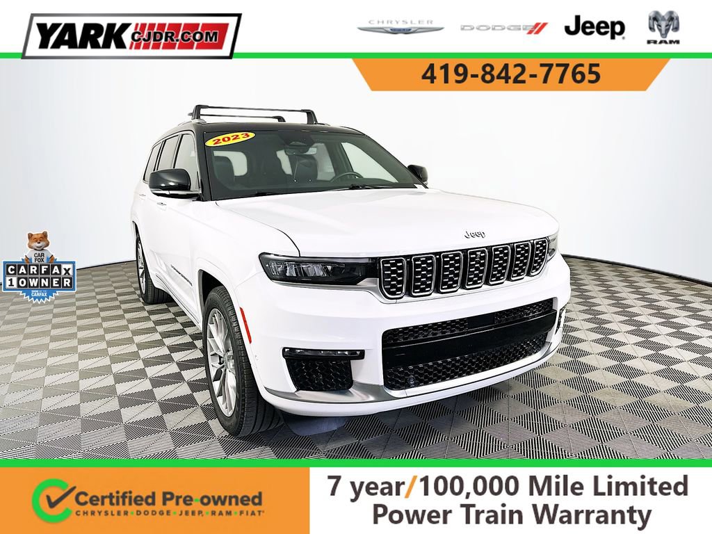 Certified 2023 Jeep Grand Cherokee L Summit w/ Luxury Tech Group V