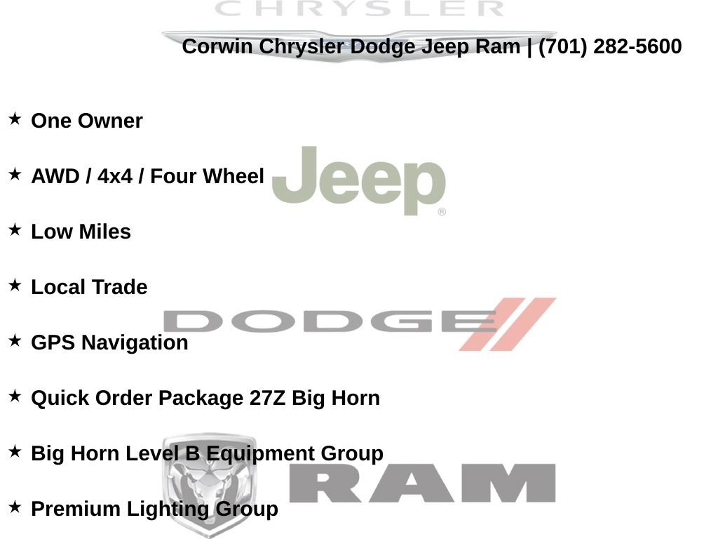 Certified 2023 RAM 1500 Big Horn AWD/4WD image 16