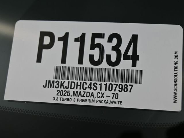 Certified 2025 MAZDA CX-70 3.3 Turbo S w/ Premium Package image 27
