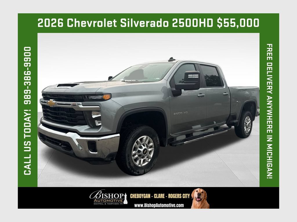 Used 2026 Chevrolet Silverado 2500 LT w/ Snow Plow Prep/Camper Package AWD/4WD 360° Tour