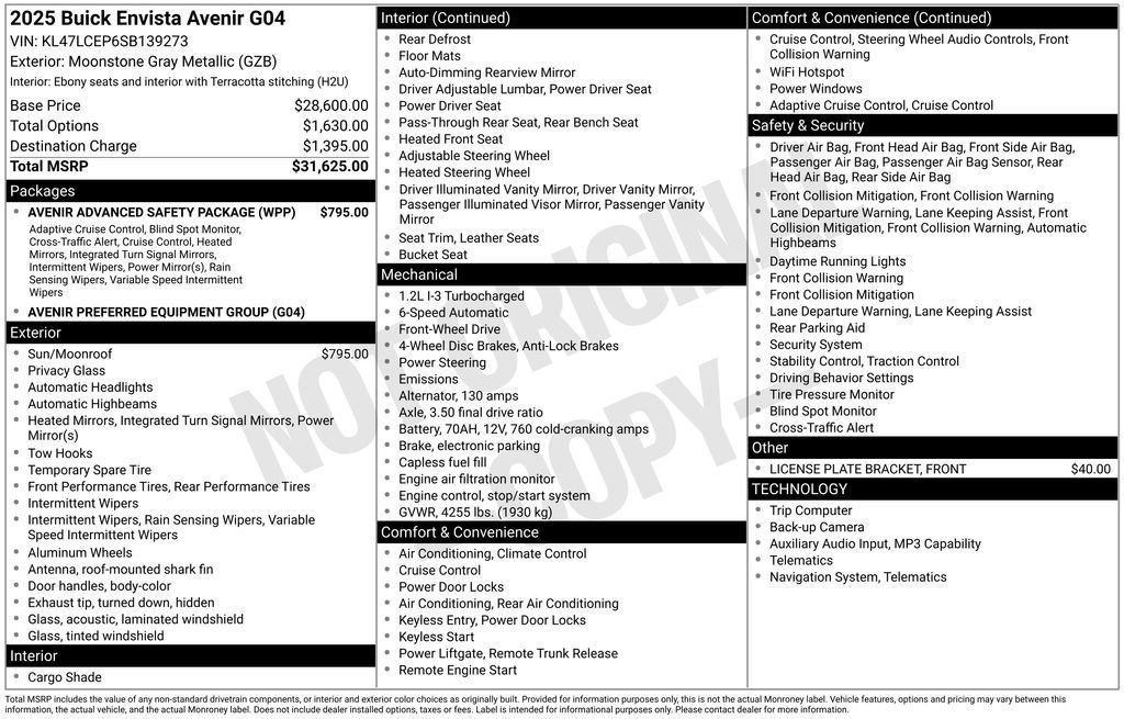 Used 2025 Buick Envista Avenir FWD image 31
