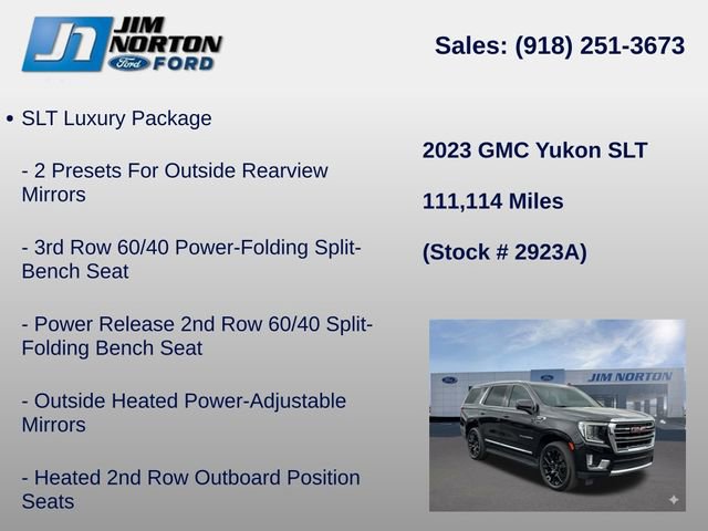 Used 2023 GMC Yukon SLT w/ SLT Premium Package image 40