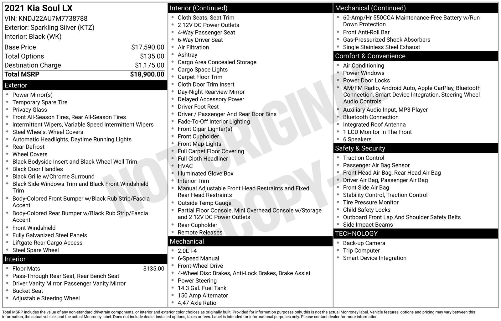 Used 2021 Kia Soul LX image 6