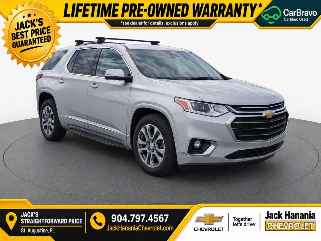 Certified 2020 Chevrolet Traverse Premier w/ LPO, Floor Liner Package