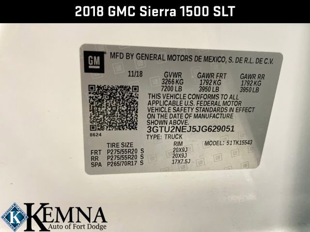 Used 2018 GMC Sierra 1500 SLT image 35