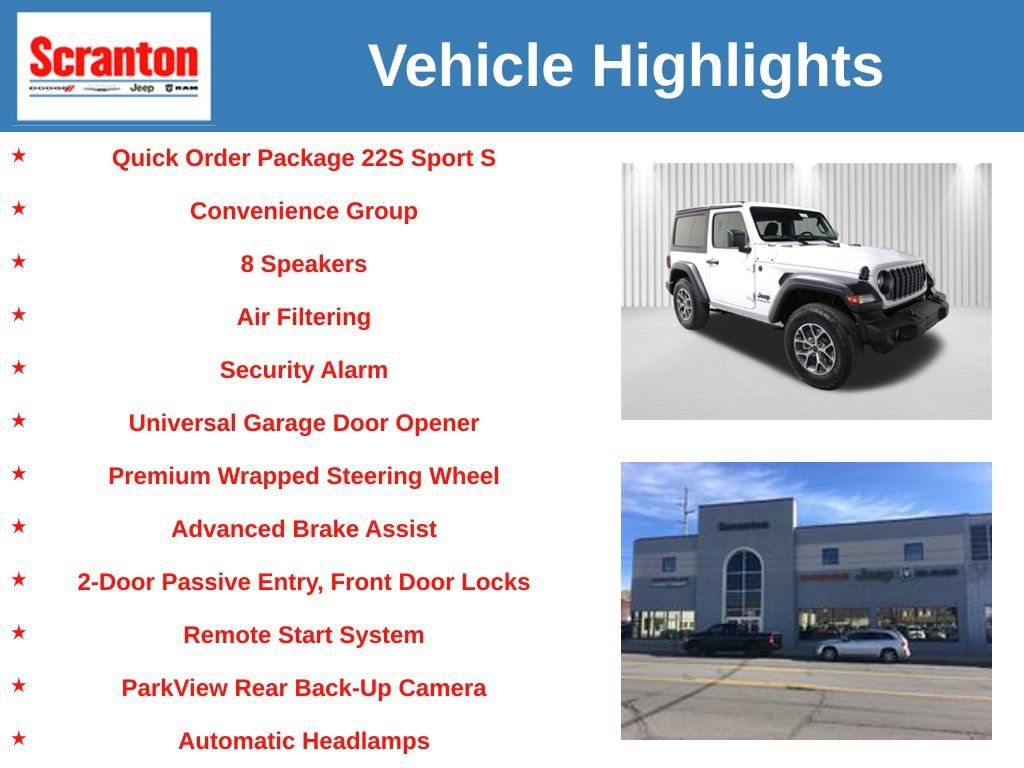 New 2026 Jeep Wrangler Sport AWD/4WD image 6