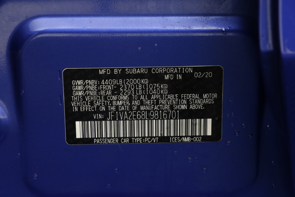 Used 2020 Subaru WRX STI AWD/4WD image 26