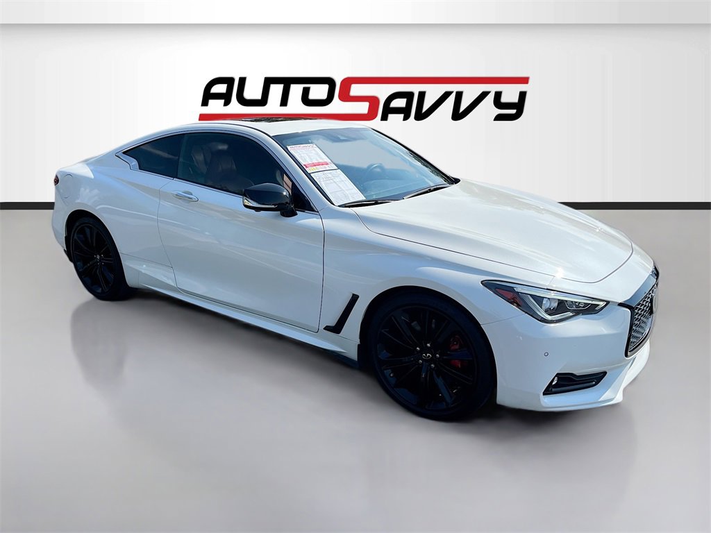 Used 2022 INFINITI Q60 Red Sport 400 w/ Cargo Package