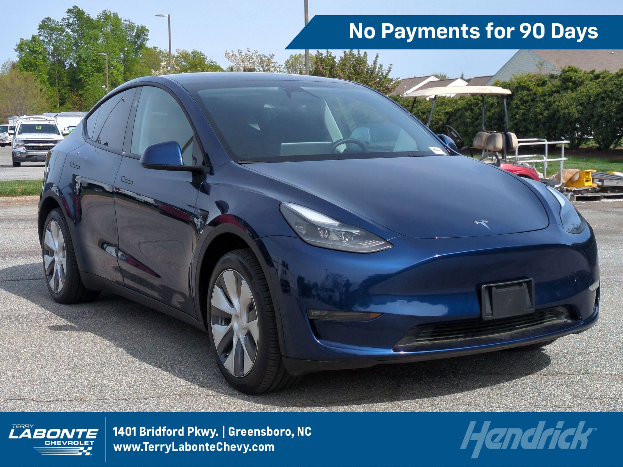 Used 2024 Tesla Model Y Long Range AWD/4WD image 1