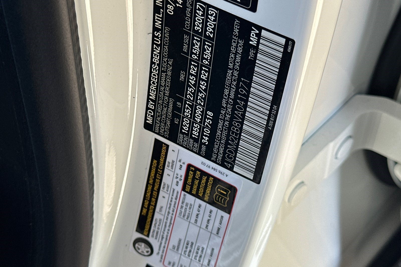 New 2027 Mercedes-Benz EQS 400 4MATIC SUV image 26