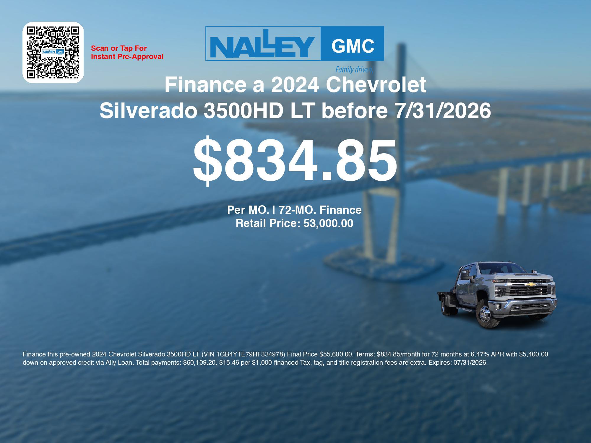 Used 2024 Chevrolet Silverado 3500 LT w/ Convenience Package AWD/4WD image 3