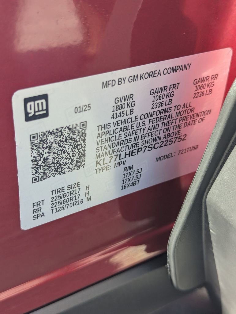 Used 2025 Chevrolet Trax LT w/ LT Convenience Package FWD image 33