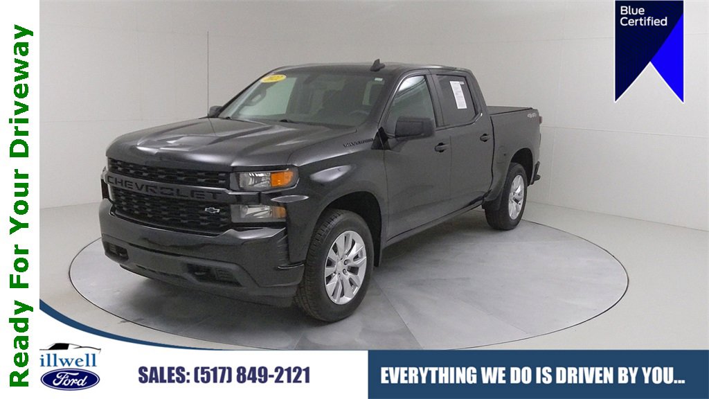 Used 2022 Chevrolet Silverado 1500 Custom w/ LPO, Dark Essentials Package