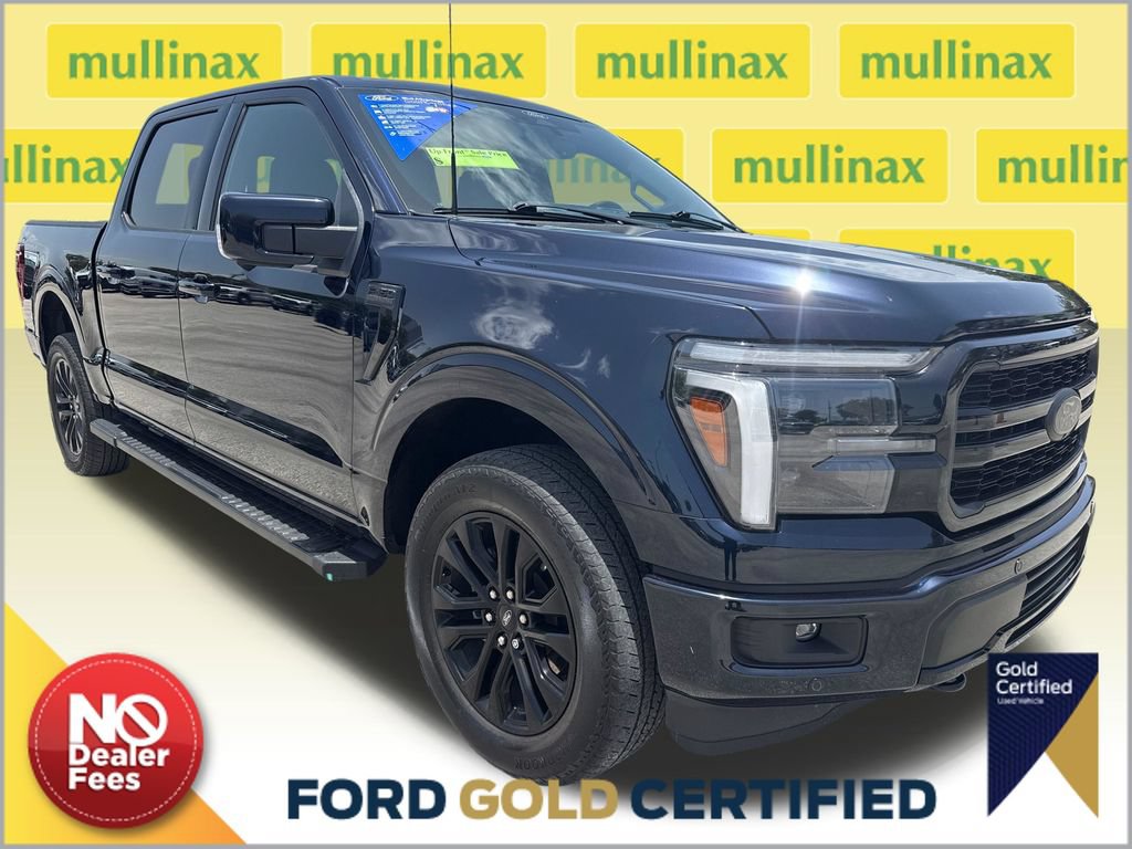 Certified 2025 Ford F150 Lariat w/ Equipment Group 502A High AWD/4WD 360° Tour