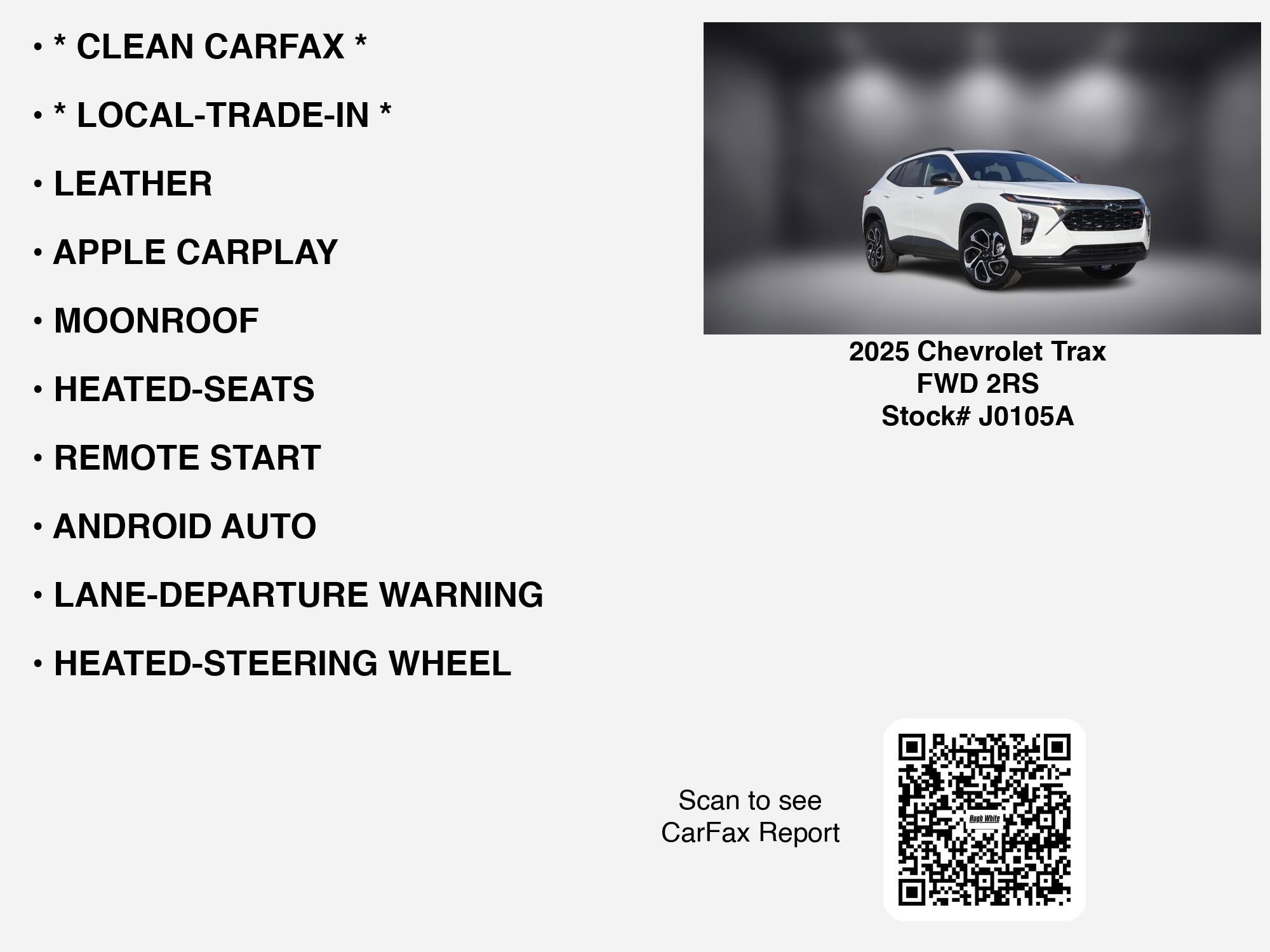 Used 2025 Chevrolet Trax RS w/ Sunroof Package image 7