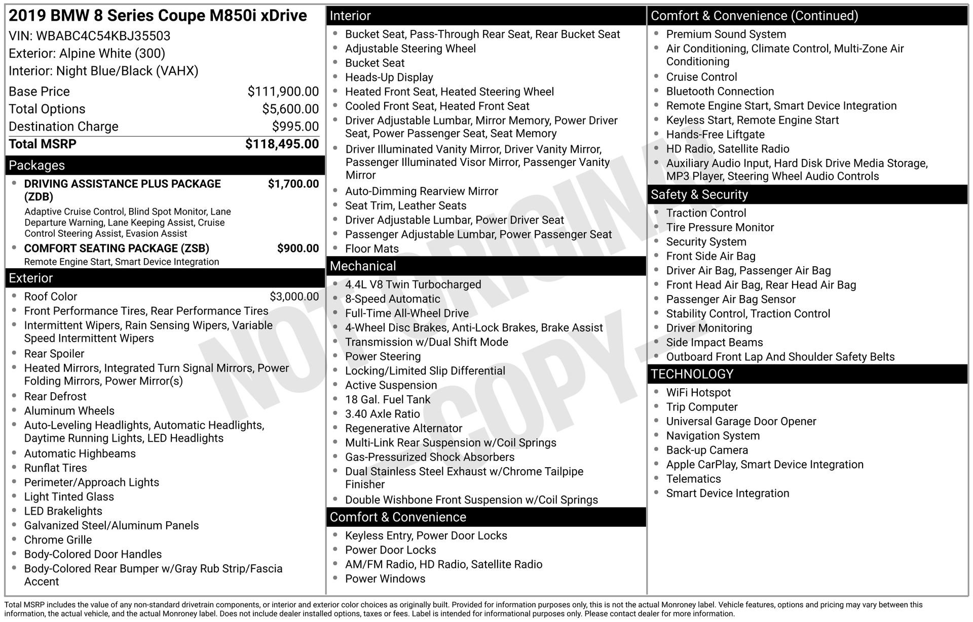 Used 2019 BMW M850i xDrive Coupe image 39