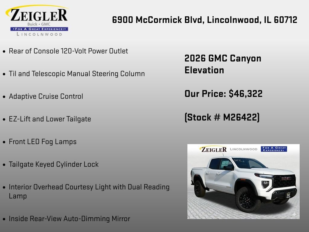 New 2026 GMC Canyon Elevation w/ Convenience Package AWD/4WD image 30