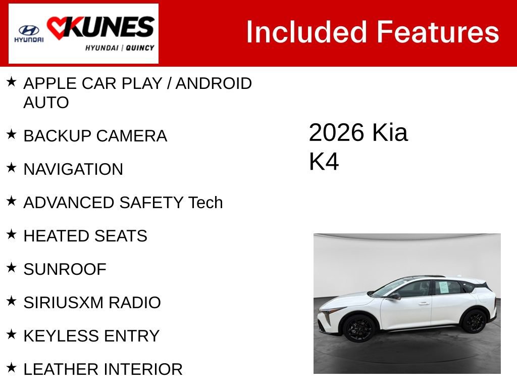 Used 2026 Kia K4 GT-Line Turbo FWD image 2