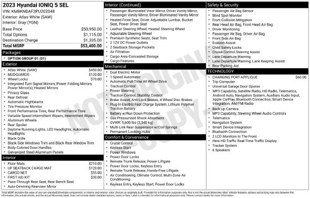 Certified 2023 Hyundai Ioniq 5 SEL AWD/4WD image 33