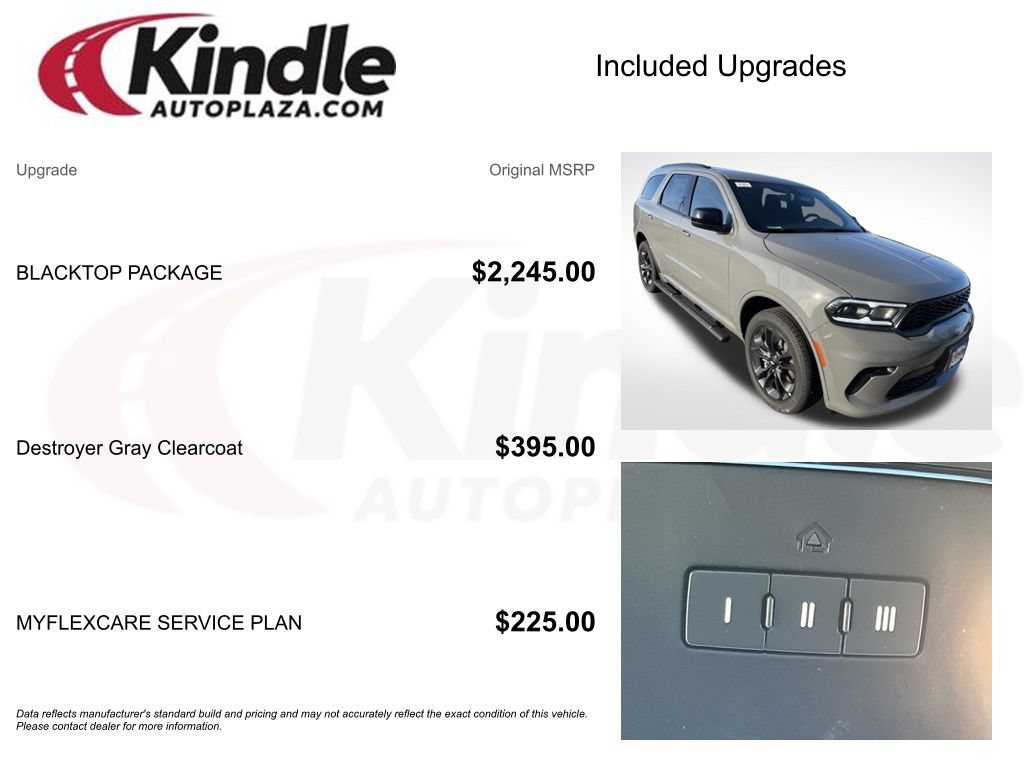 New 2026 Dodge Durango GT w/ Blacktop Package AWD/4WD image 3