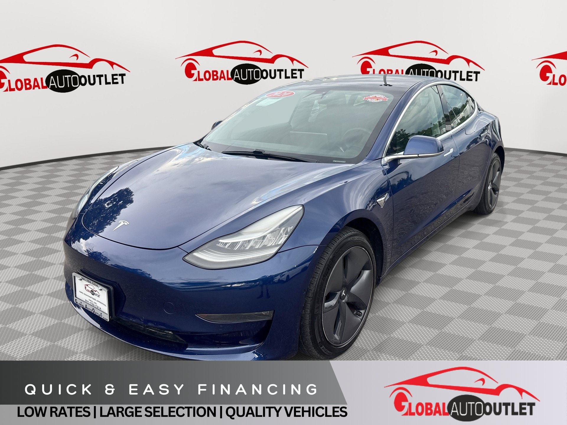 Used 2020 Tesla Model 3 Long Range AWD/4WD image 1