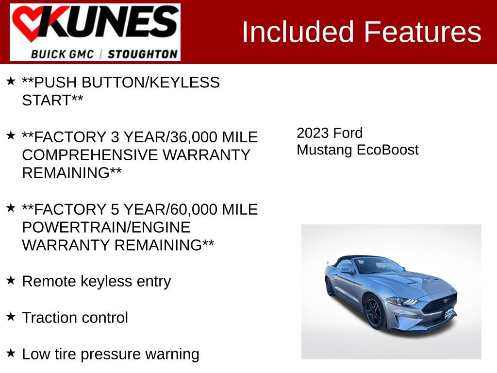 Used 2023 Ford Mustang Convertible image 3