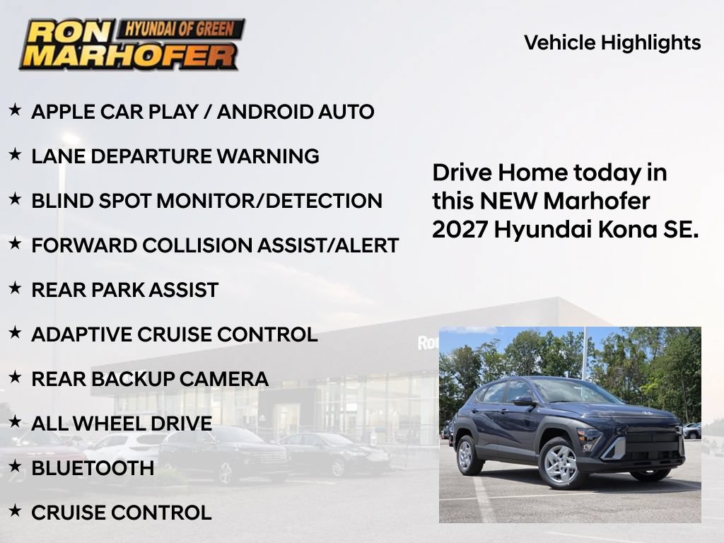 New 2027 Hyundai Kona SE AWD/4WD image 14
