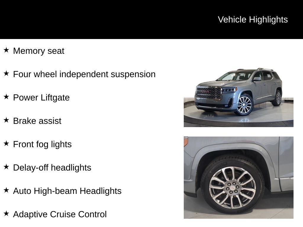Used 2023 GMC Acadia Denali w/ Denali Technology Package AWD/4WD image 19
