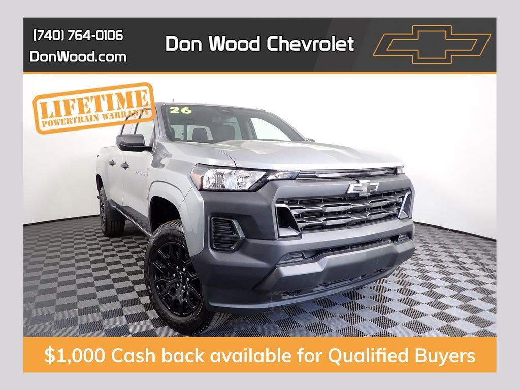 New 2026 Chevrolet Colorado W/T w/ WT Custom Package