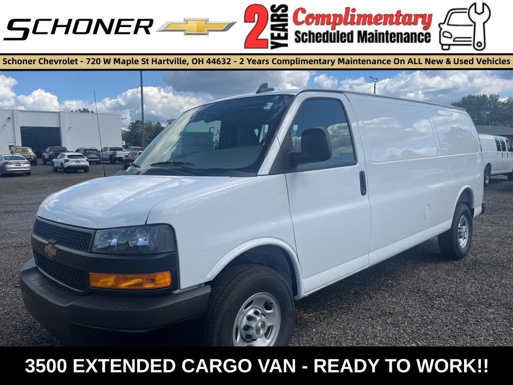 New 2025 Chevrolet Express 3500 Extended w/ Driver Convenience Package RWD image 1