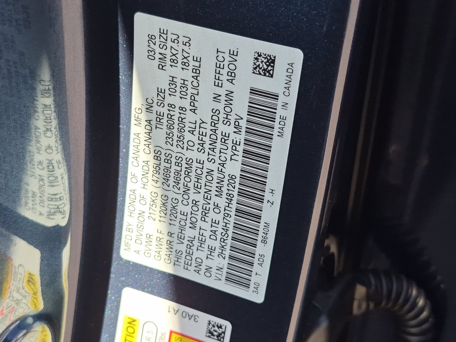 New 2026 Honda CR-V EX-L image 16