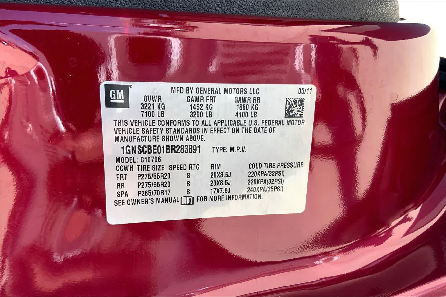Used 2011 Chevrolet Tahoe LT w/ Texas Edition RWD image 36