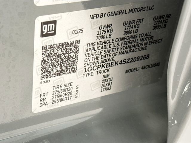 Used 2025 Chevrolet Silverado 1500 Custom w/ LPO, Dark Essentials Package image 25