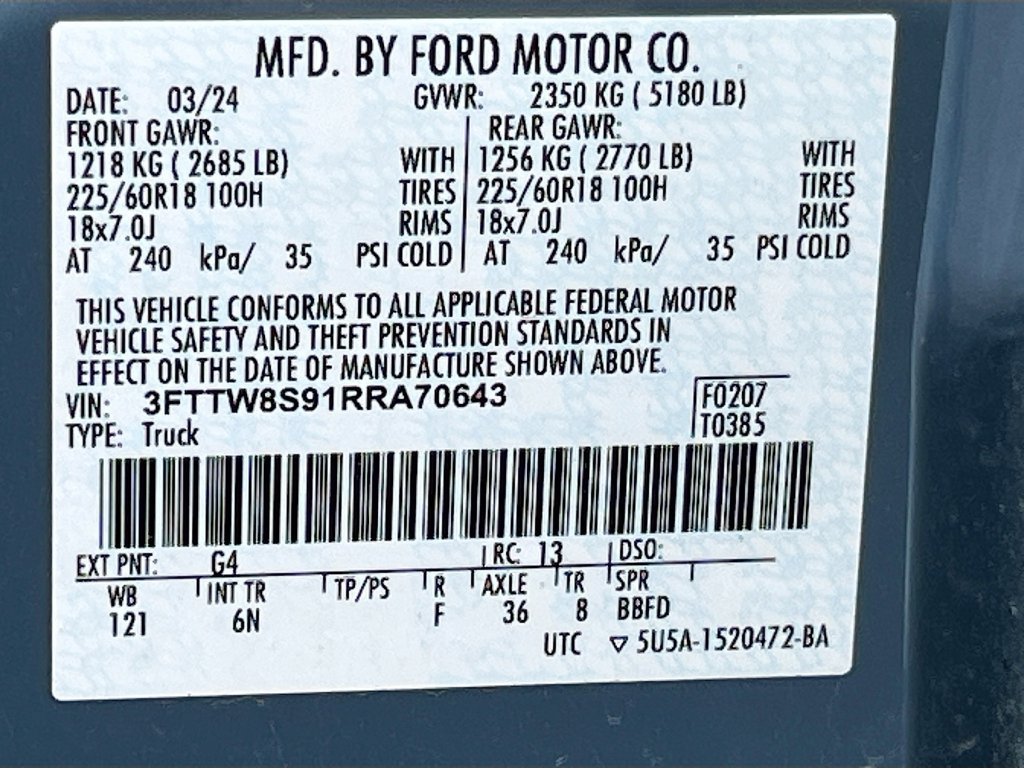 Used 2024 Ford Maverick Lariat AWD/4WD image 32