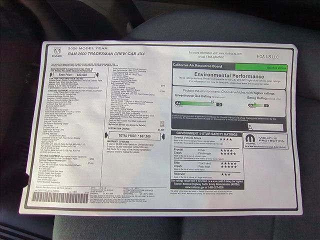 New 2026 RAM 2500 Tradesman w/ Power Wagon Package image 18