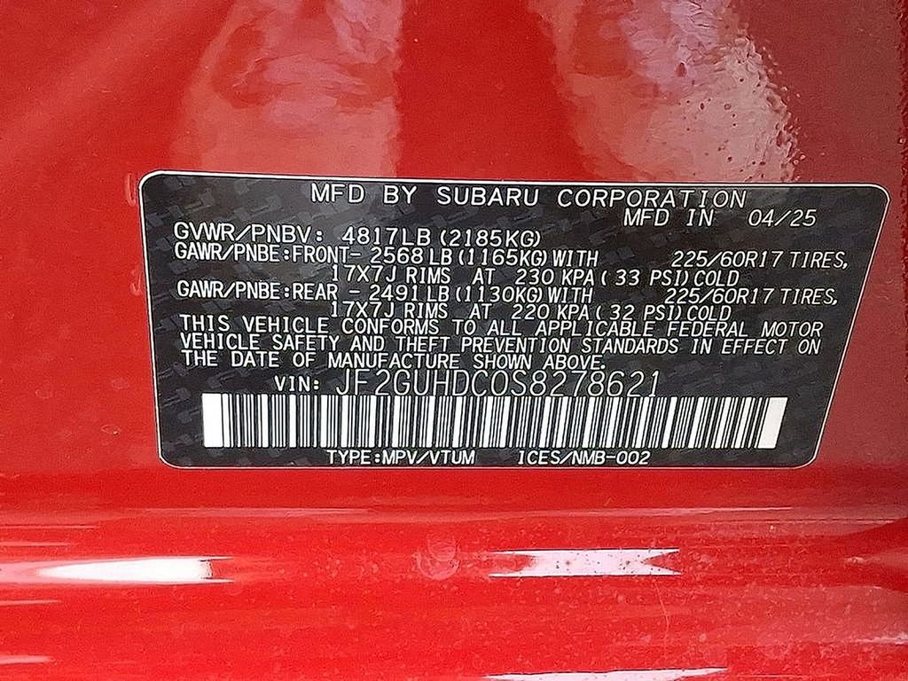 New 2025 Subaru Crosstrek 2.0i Premium image 13