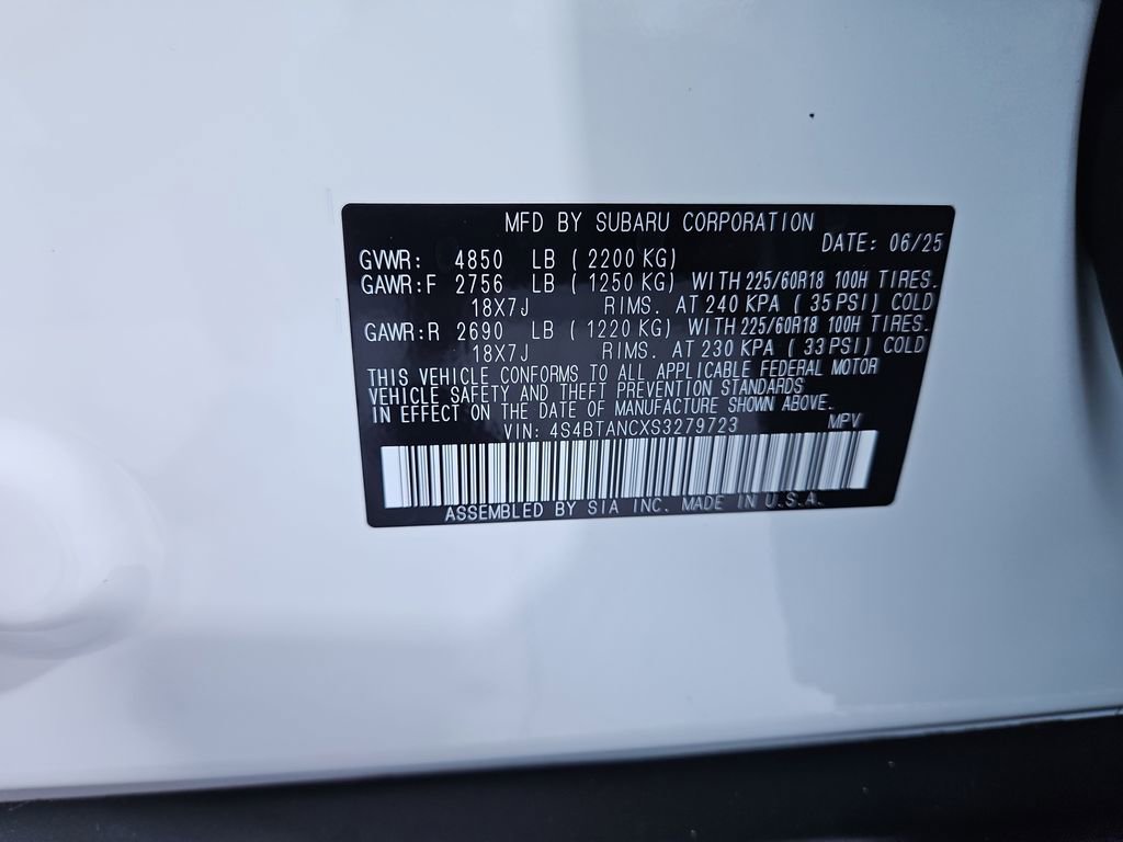 New 2025 Subaru Outback Limited image 30